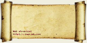 Una Arunović vizit kartica